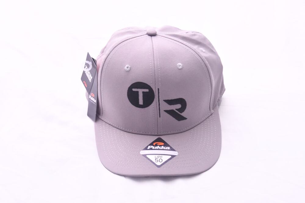 Pukka Tech Fabric Adjustable Snapback Hat – Gray – UPF 50 – New With Tags
